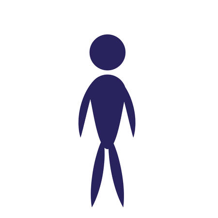 man flat icon pictogram vector illustration designのイラスト素材