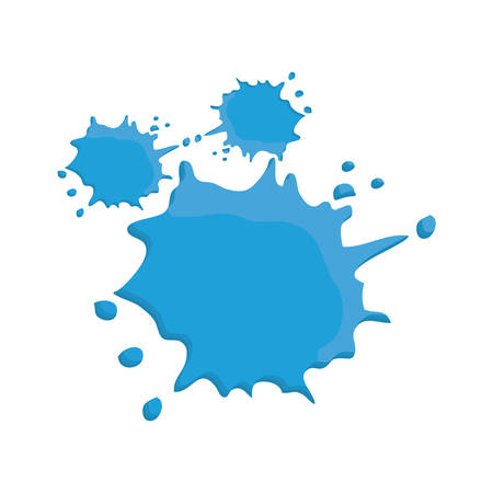 Paint splash icon over white background. vector illustrationのイラスト素材