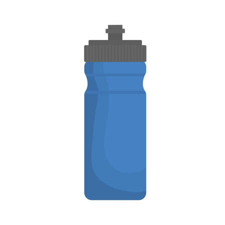 Water bottle icon over white background.のイラスト素材