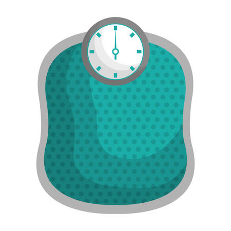 weight scale icon over white background. vector illustrationのイラスト素材