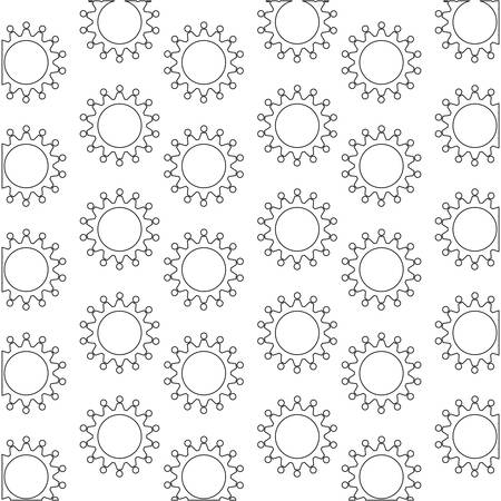 Gear tools piece icon vector illustration graphic design