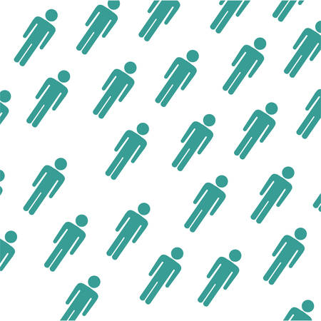 Human symbol pictogram icon vector illustration graphic designのイラスト素材