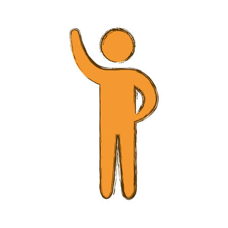 Male pictogram symbol icon vector illustration graphic designのイラスト素材