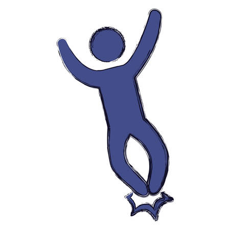 Male pictogram symbol icon vector illustration graphic designのイラスト素材