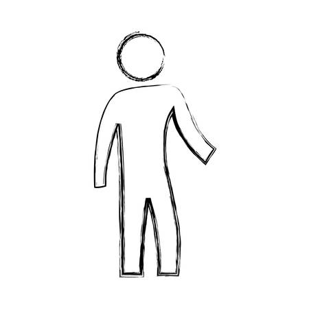 Male pictogram symbol icon vector illustration graphic designのイラスト素材