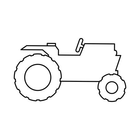 Tractor farm vehicle icon vector illustration graphic designのイラスト素材