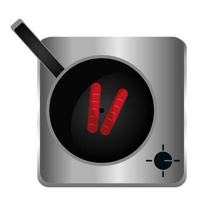 dj vinyl turntable icon over white background. vector illustrationのイラスト素材