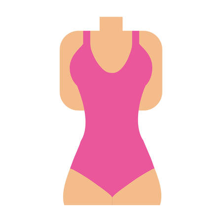 Women swimwear icon over white background. vector illustrationのイラスト素材