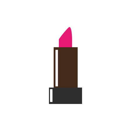 lipstick icon over white background. vector illustrationのイラスト素材