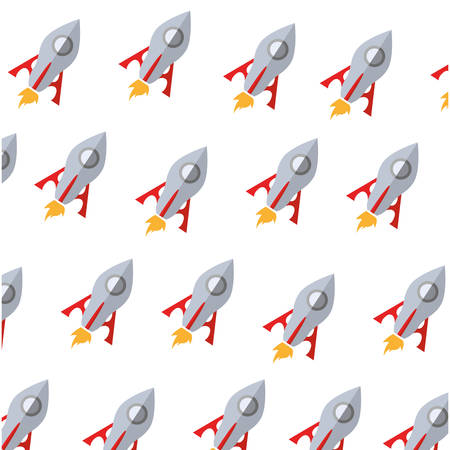 rocket science background vector icon illustration graphic designのイラスト素材