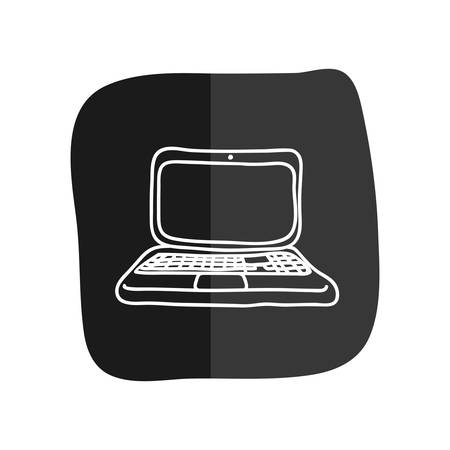 pc laptop technology vector icon illustration graphic illustrationのイラスト素材