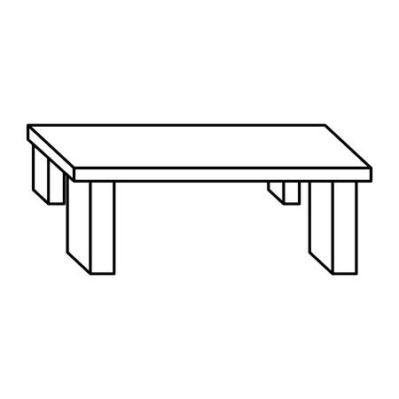 table furniture wood vector icon illustration design graphicのイラスト素材