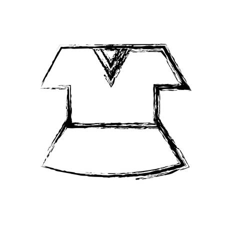 women's dress icon over white background. vector illustrationのイラスト素材