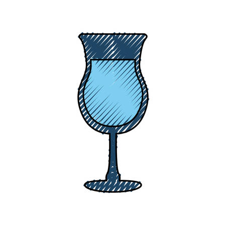 Cocktail glass cup icon vector illustration graphic designのイラスト素材