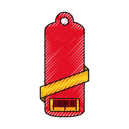 Shopping tag label icon vector illustration graphic designのイラスト素材
