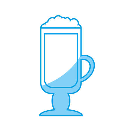 coffee drink  icon over white background. vector illustrationのイラスト素材