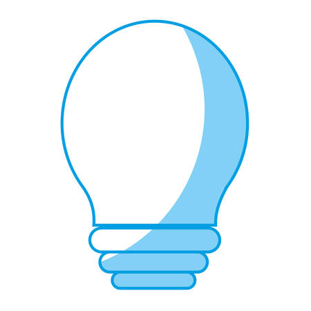 bulb light icon over white background. vector illustrationのイラスト素材