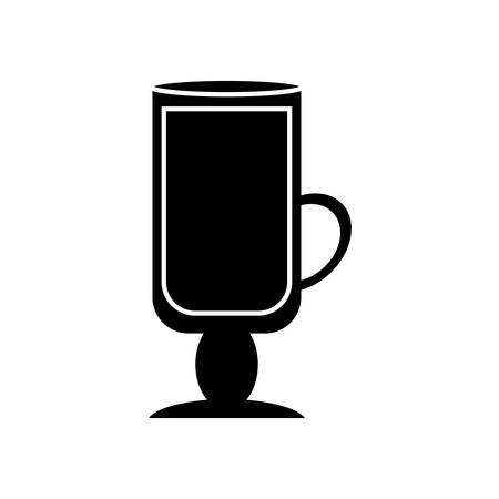 coffee drink icon over white background. vector illustrationのイラスト素材
