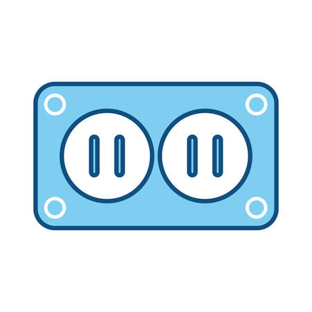plug electric socket vector icon illustration graphic designのイラスト素材