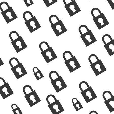 padlock security background object vector icon illustration graphic designのイラスト素材