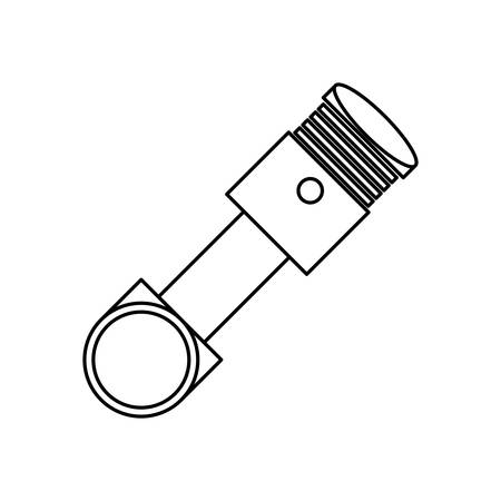 Engine piston isolated icon vector illustration graphic designのイラスト素材