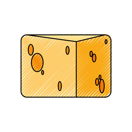 Cheese dairy food icon vector illustration graphic designのイラスト素材