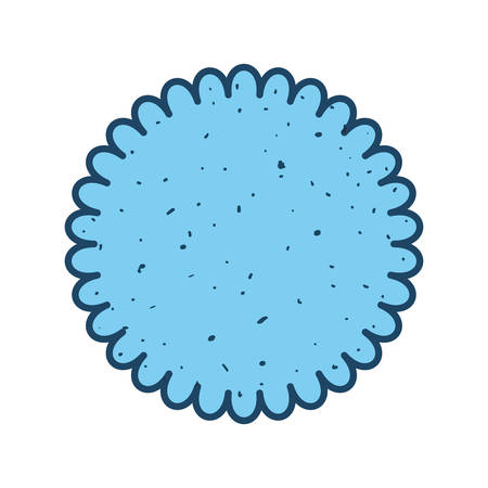 cookie snack sweet icon vector illustration graphic designのイラスト素材