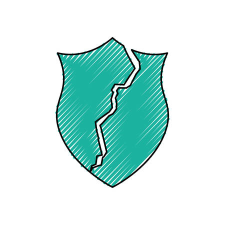 Shield security symbolのイラスト素材