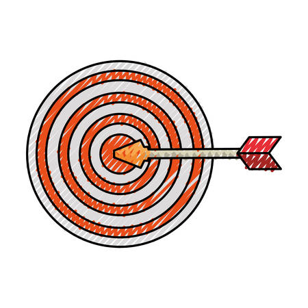 Target dartboard symbolのイラスト素材