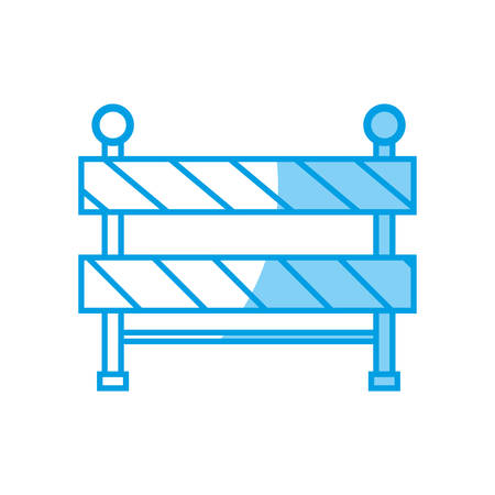 Construction barrier icon. Vector illustrationのイラスト素材