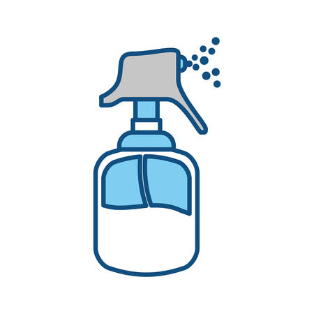 Hairdressing dispenser bottle icon vector illustration graphic designのイラスト素材