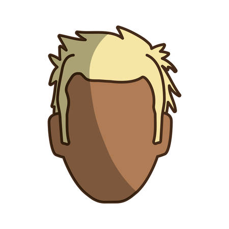 Anonymous man faceless icon vector illustration graphic designのイラスト素材