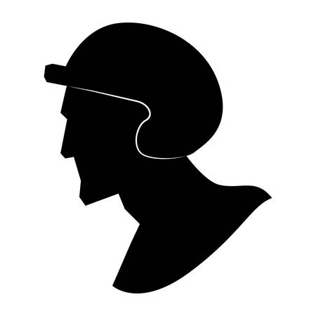 Baseball player pictogram icon vector illustration graphic designのイラスト素材