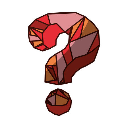 Question mark symbol icon vector illustration  graphic  designのイラスト素材