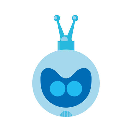Robot funny toy icon vector illustration graphic designのイラスト素材