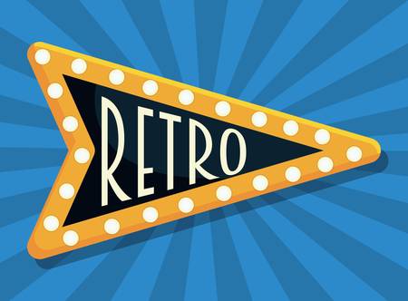 retro frame with white dots icon over blue background colorful design vector illustrationのイラスト素材