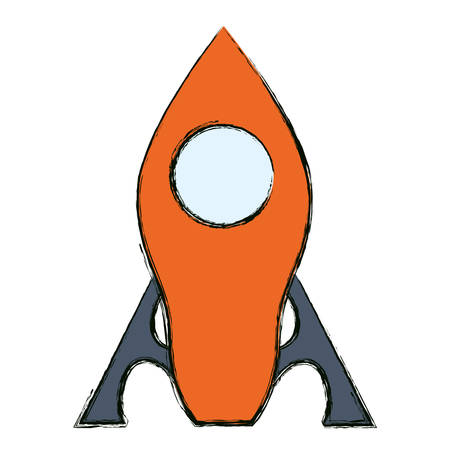 Satellite, launch technology icon vector illustration graphic design.のイラスト素材