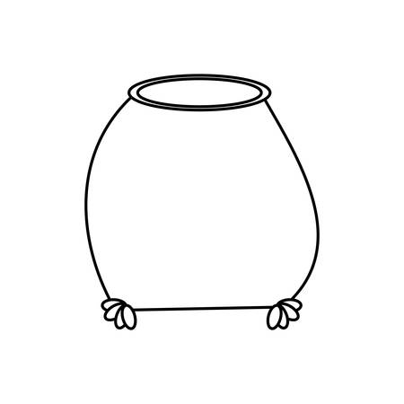 Sack bag pouch vector illustration graphic design icon.のイラスト素材