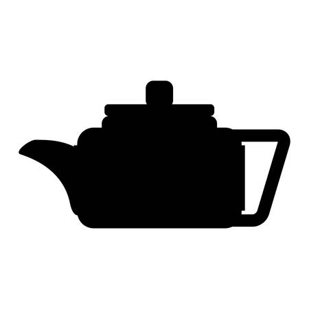 teapot tea hot icon vector illustration graphic designのイラスト素材