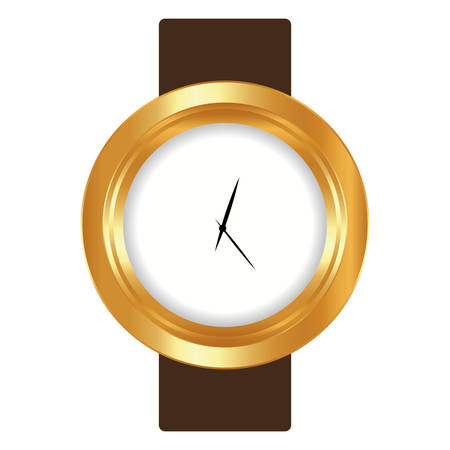 Watch icon over white background vector illustration.のイラスト素材