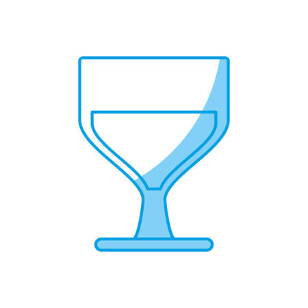 Wine glass icon over white background vector illustration.のイラスト素材