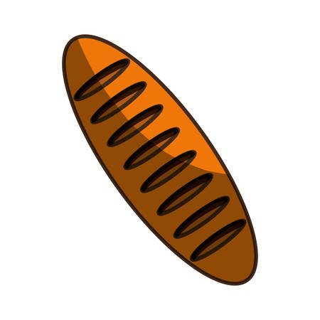 Dinner roll loaf vector illustration graphic design icon.のイラスト素材