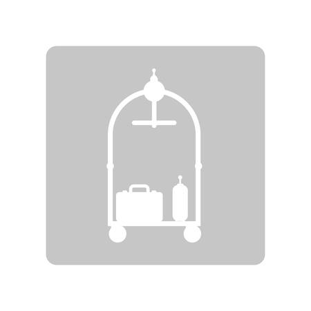 Car luggage hotel icon vector illustration graphic designのイラスト素材