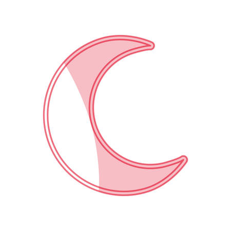 Moon cute cartoon icon vector illustration graphic designのイラスト素材