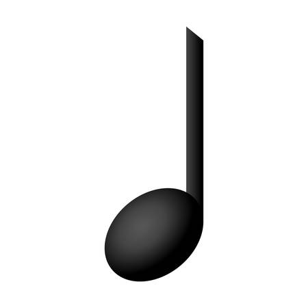 Music note symbol icon vector illustration graphic designのイラスト素材