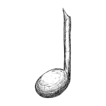 Music note symbol icon vector illustration graphic designのイラスト素材