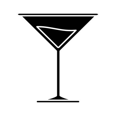 cocktail drink icon over white background vector illustrationのイラスト素材