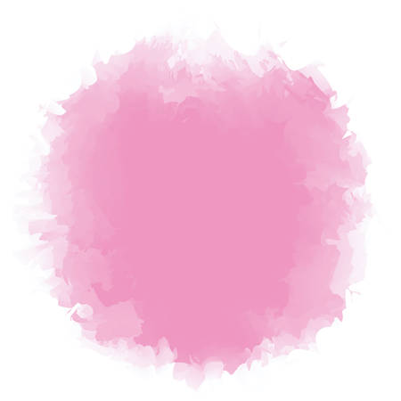 watercolor pink stain icon over white background vector illustrationのイラスト素材