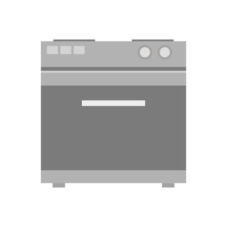 oven icon over white background vector illustrationのイラスト素材