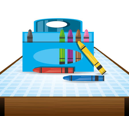 accesories school tools to study education vector illustrationのイラスト素材